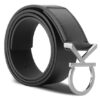 Calvin Klein Дамски колан Ck Logo Belt 3.5 K60K602141 80 Черен за Жени цена