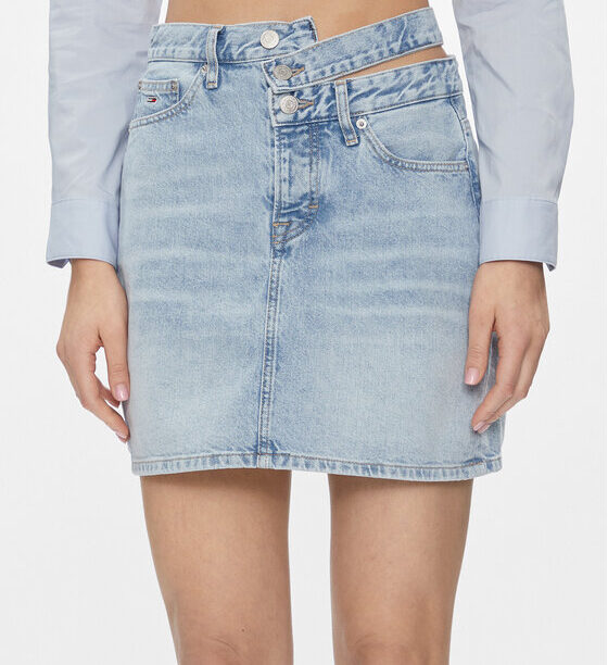 Дънкова пола Tommy Jeans за Жени цена