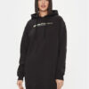 Calvin Klein Jeans Ежедневна рокля Double Ck Hoodie Dress J20J223257 Черен Oversize за Жени цена