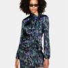 Sisley Ежедневна рокля 4RTMLV046 Цветен Slim Fit за Жени цена
