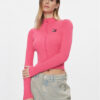 Tommy Jeans Кардиган DW0DW17243 Розов Slim Fit за Жени цена