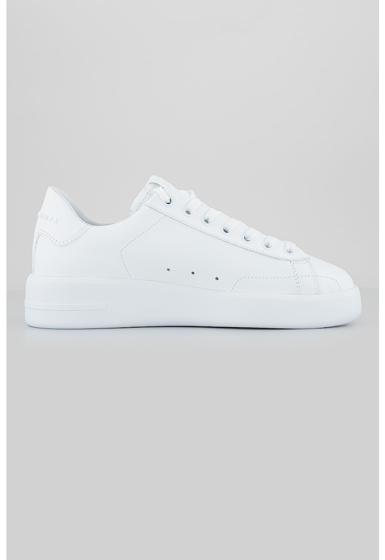 Кожени спортни обувки с брокат GOLDEN GOOSE