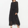 Dixie Коктейлна рокля A319Z029A Черен Relaxed Fit за Жени цена