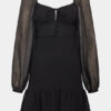 Gina Tricot Коктейлна рокля 20005 Черен Regular Fit за Жени цена