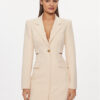 Patrizia Pepe Коктейлна рокля 8A1262/A375-B788 Бежов Slim Fit за Жени цена