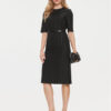 Boss Плетена рокля Depuro 50506987 Черен Slim Fit за Жени цена