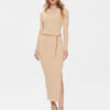 Michael Kors Плетена рокля MR4820O33D Бежов Slim Fit за Жени цена