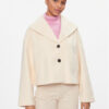 Noisy May Преходно палто Halston 27028853 Бежов Loose Fit за Жени цена