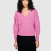 Sisley Пуловер 1044M400T Розов Regular Fit за Жени цена