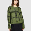 Sisley Пуловер 1026L103P Зелен Boxy Fit за Жени цена