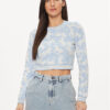 United Colors Of Benetton Пуловер 1094E109I Син Regular Fit за Жени цена