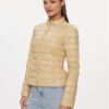 Patrizia Pepe Пухено яке CO0178/A503-B182 Бежов Regular Fit за Жени цена