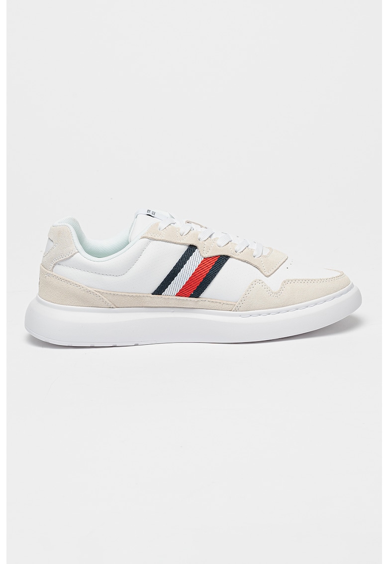 Спортни обувки от кожа и велур Tommy Hilfiger
