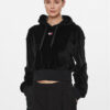 Tommy Jeans Суитшърт Velour DW0DW17519 Черен Regular Fit за Жени цена