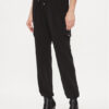 Liu Jo Текстилни панталони TA4059 T3784 Черен Relaxed Fit за Жени цена