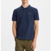 Памучна тениска с яка с ефект на пике Levis