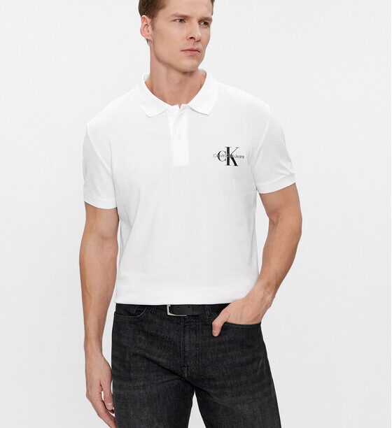 Тениска с яка и копчета Calvin Klein Jeans за Мъже цена