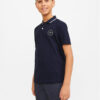 Тениска с яка и копчета Jack&Jones Junior за Момчета цена