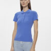 Tommy Hilfiger Тениска с яка и копчета Slim Mini Corp Logo Polo Ss WW0WW41032 Тъмносин Slim Fit за Жени цена