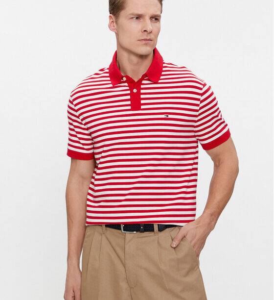 Тениска с яка и копчета Tommy Hilfiger за Мъже цена