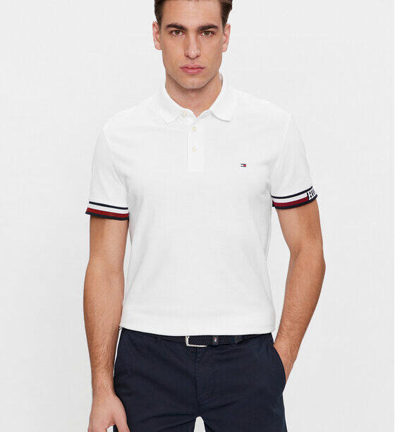 Тениска с яка и копчета Tommy Hilfiger за Мъже цена