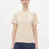 Calvin Klein Тишърт Smooth Cotton Crew Neck Tee Ss K20K205410 Бежов Regular Fit за Жени цена