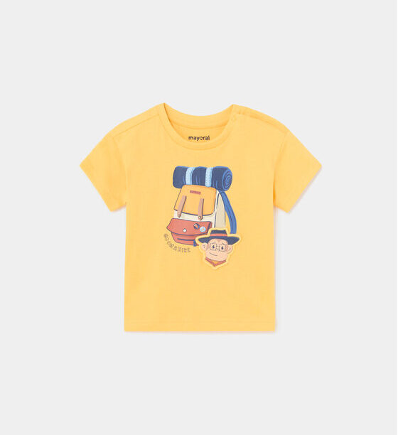 Mayoral Тишърт 1020 Жълт Regular Fit за Момчета цена