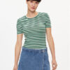 Pepe Jeans Тишърт Jada PL505847 Зелен Regular Fit за Жени цена