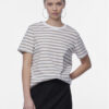 Pieces Тишърт Ria 17146339 Бежов Regular Fit за Жени цена