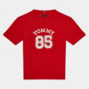 Tommy Hilfiger Тишърт Mesh Varsity Tee S/S KB0KB08683 Червен Regular Fit за Момчета цена