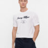 Tommy Hilfiger Тишърт Script Logo Tee MW0MW33691 Бял Regular Fit за Мъже цена