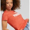 Essential Logo T-shirt W - оранжево Puma