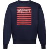 Десениран суитшърт с овално деколте Esprit