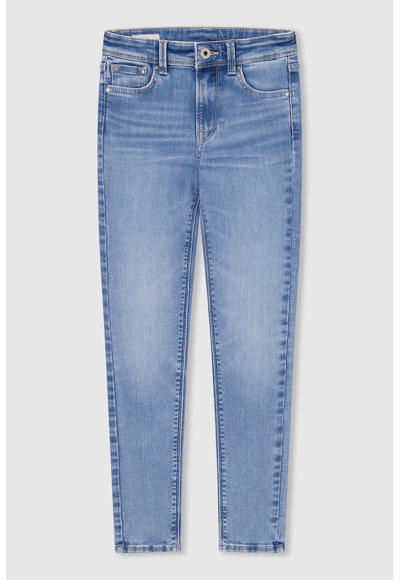 Дънки скини със захабен ефект Pepe Jeans London