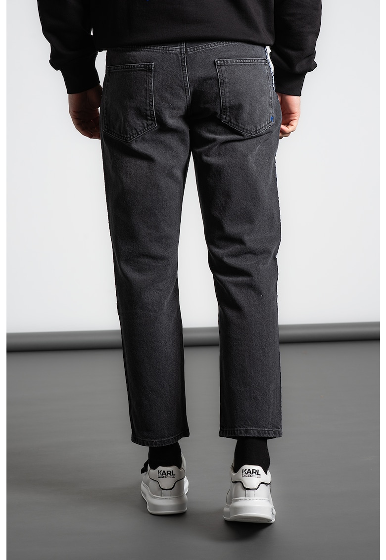Дънки със стеснен крачол и лого KARL LAGERFELD JEANS