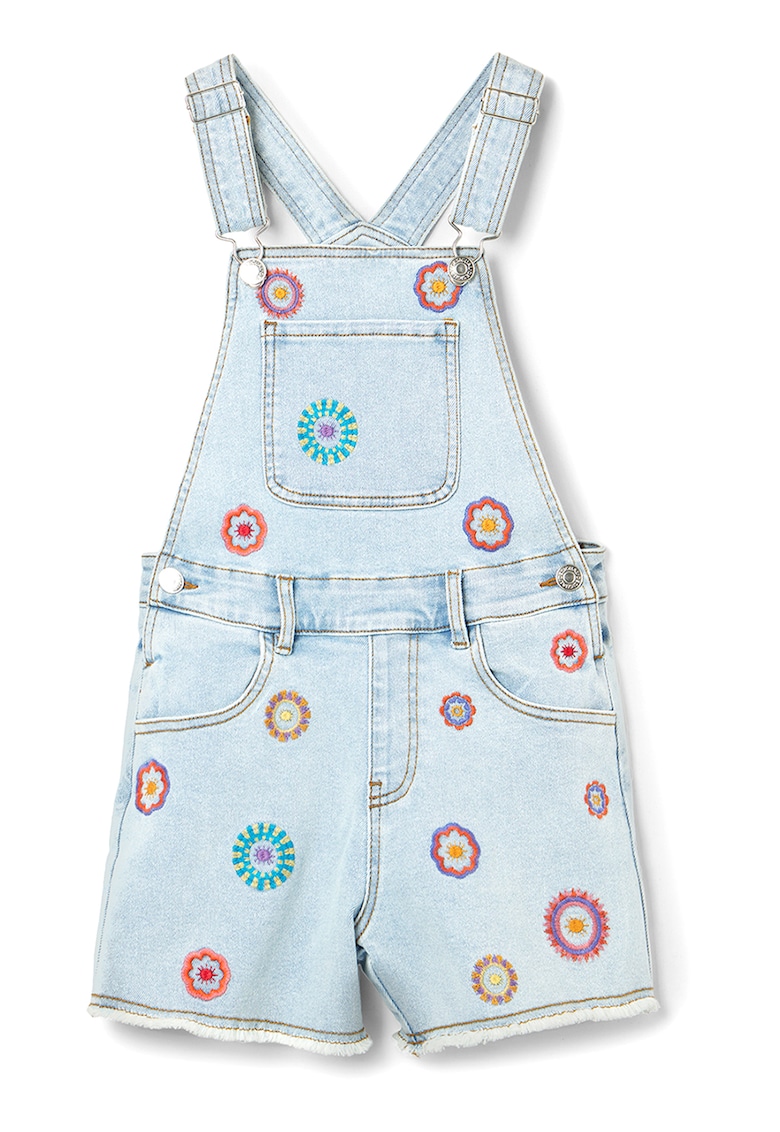 Дънков гащеризон с бродерия DESIGUAL