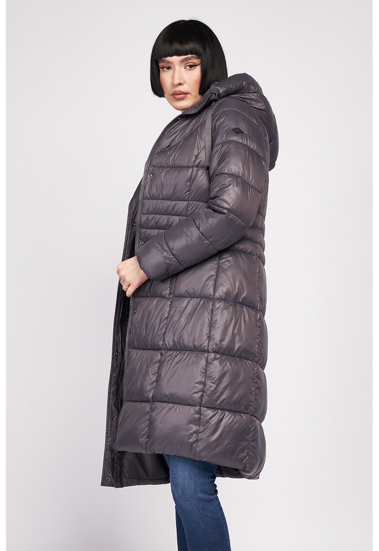 Зимно яке с качулка и капитониран дизайн Lee Cooper