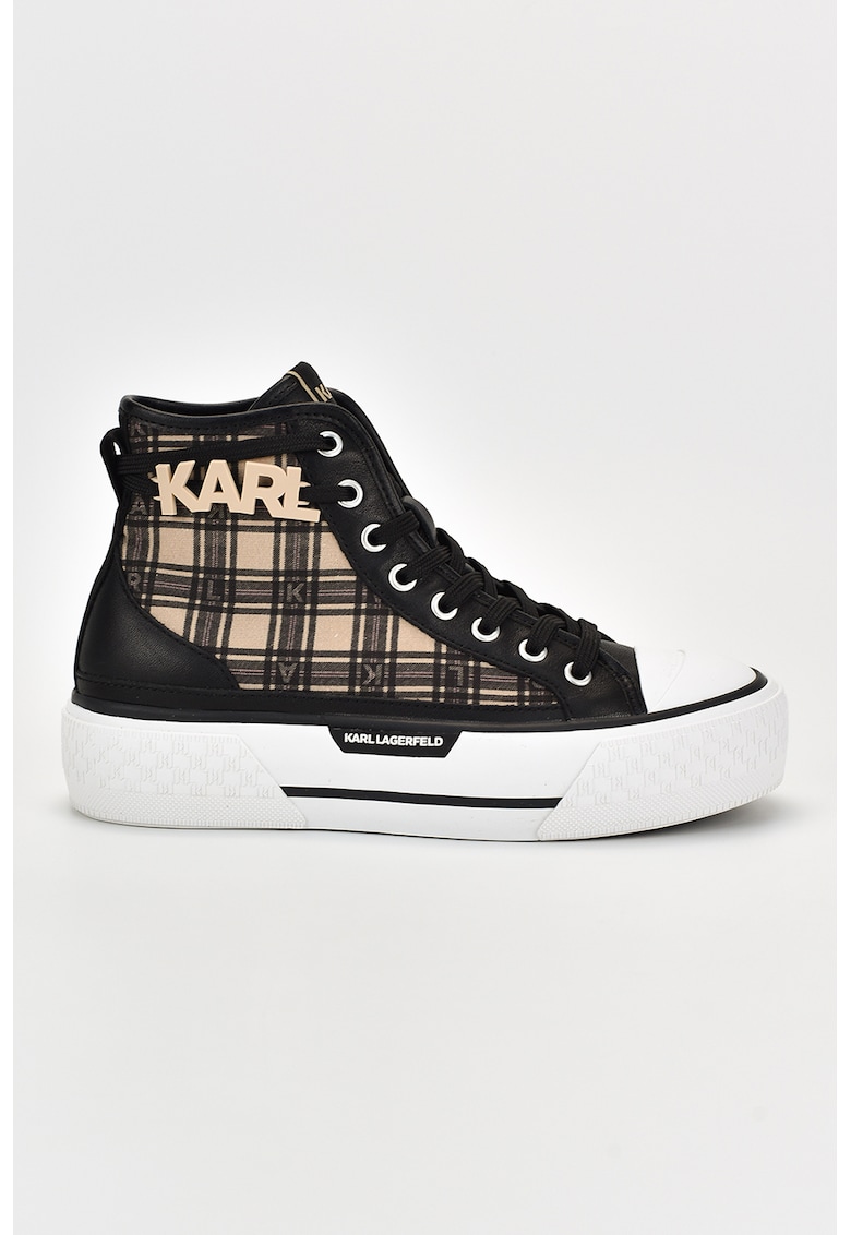 Карирани кецове Karl Lagerfeld