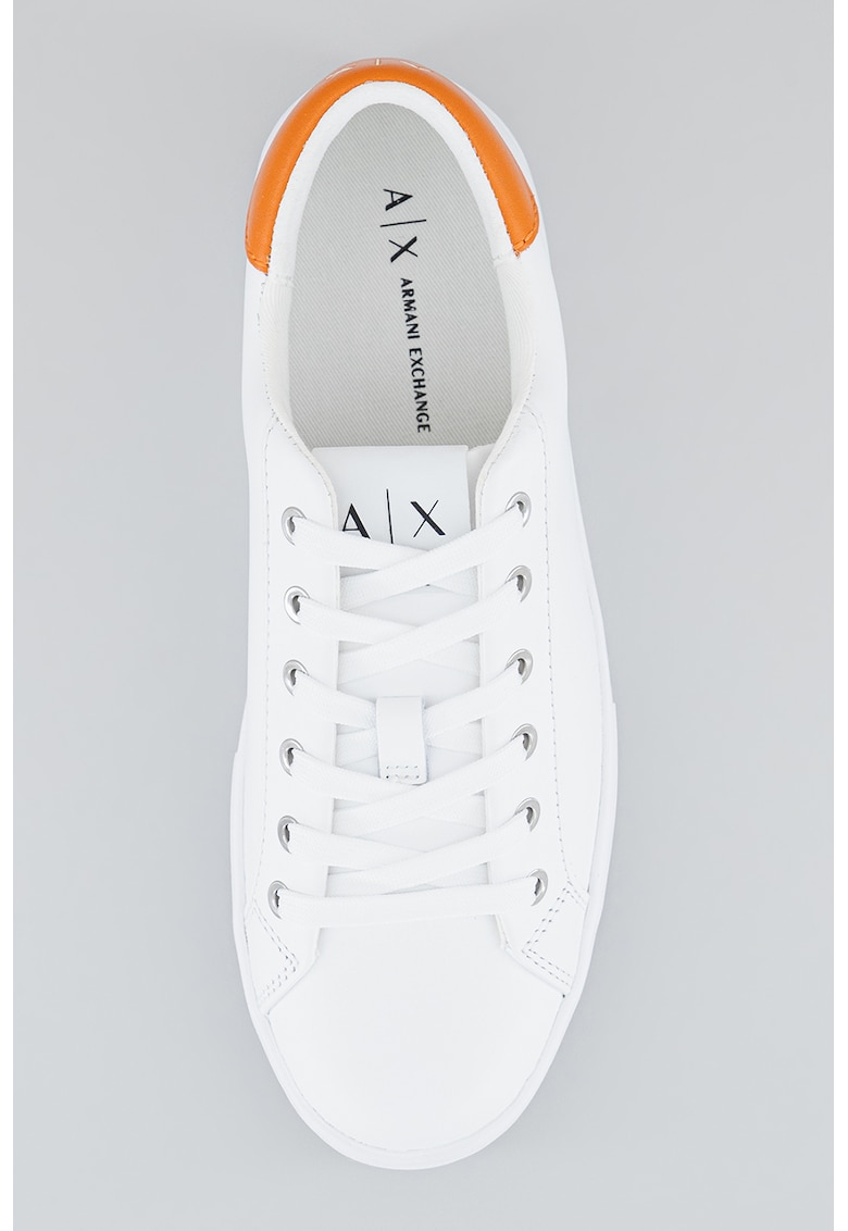 Кожени спортни обувки с лого ARMANI EXCHANGE