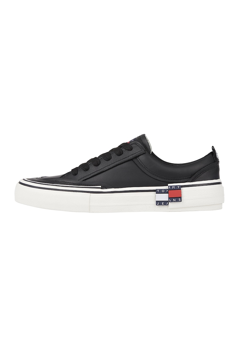 Кожени спортни обувки с лого Tommy Jeans
