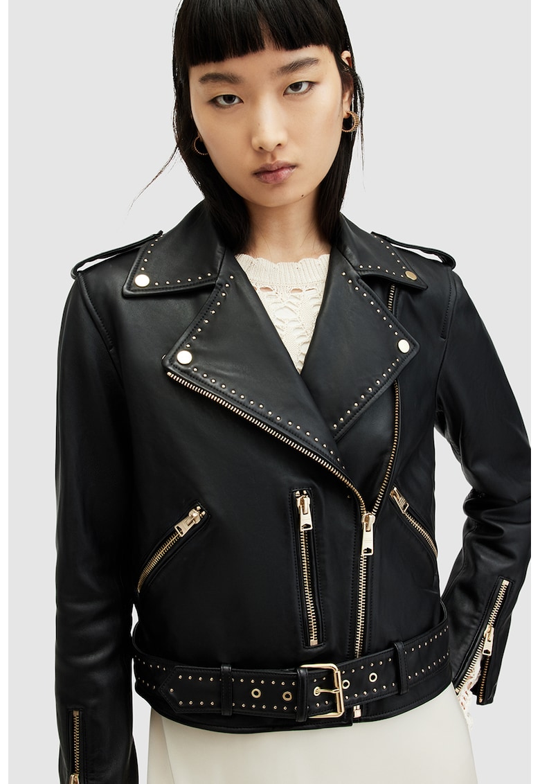 Кожено яке Balfern с капси AllSaints