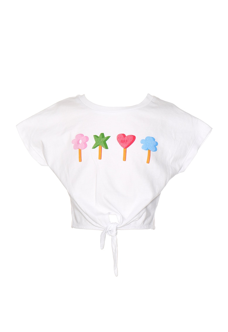 Къса тениска с щампа Agatha Ruiz de la Prada