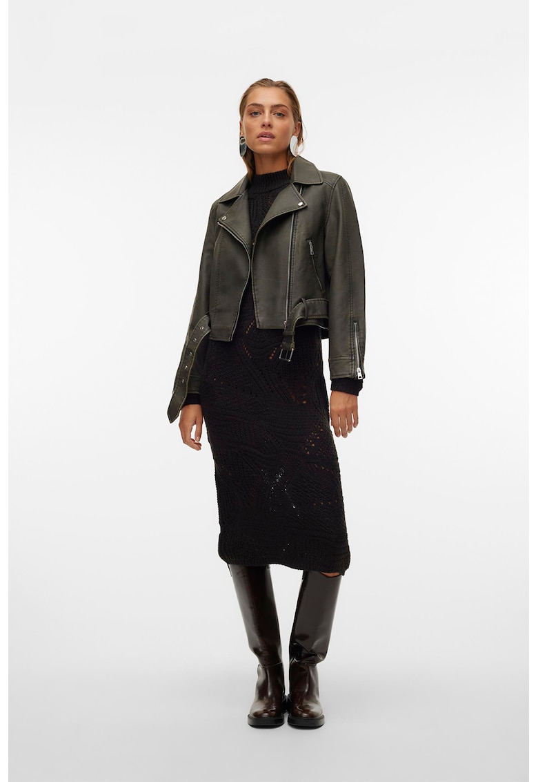 Късо яке от еко кожа Vero Moda