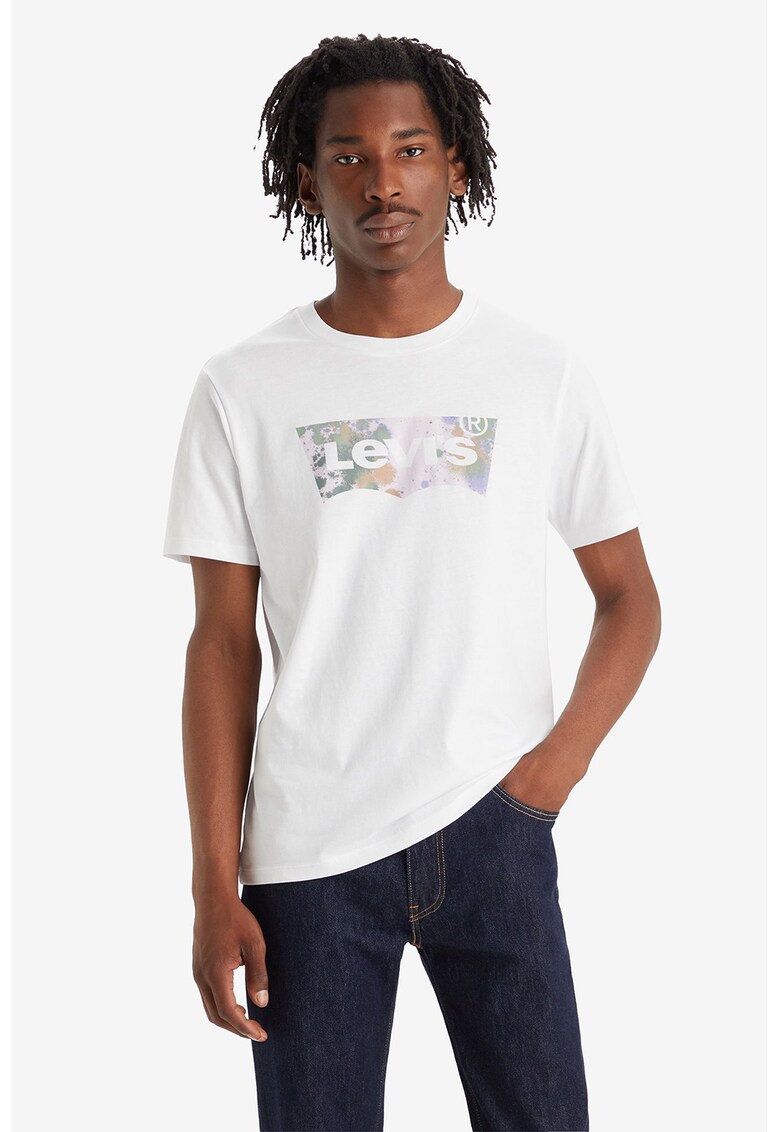 Памучна тениска с лого Levis