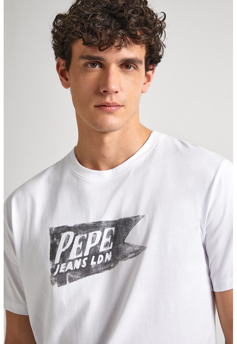 Памучна тениска с лого Pepe Jeans London