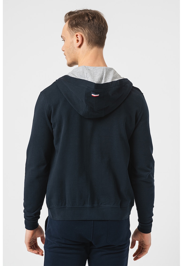 Памучно худи с цип US Polo Assn