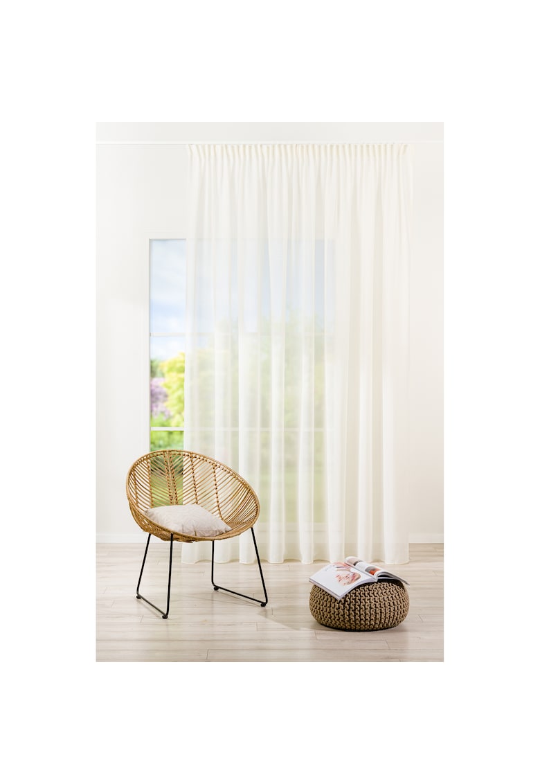 Перде с набор Spark  300x245 см - Jacquard - Крем Mendola Interior