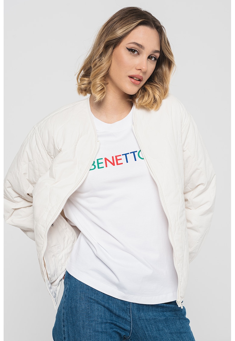 Подплатено яке с джобове встрани United Colors of Benetton