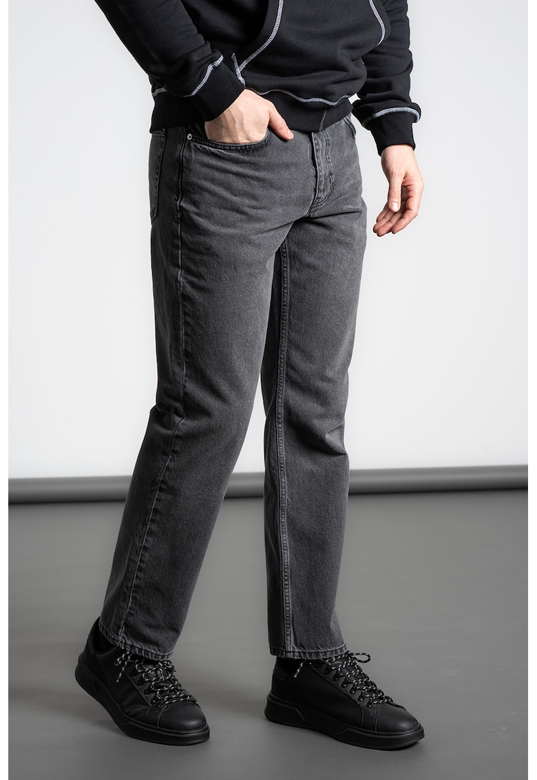 Прави дънки със средновисока талия KARL LAGERFELD JEANS
