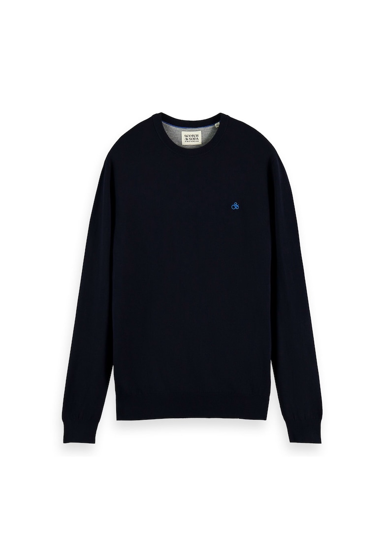 Пуловер Essentials Classic с овално деколте Scotch  Soda